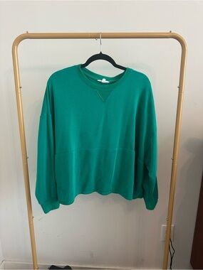 Green Crewneck Sweatshirt - Unbranded